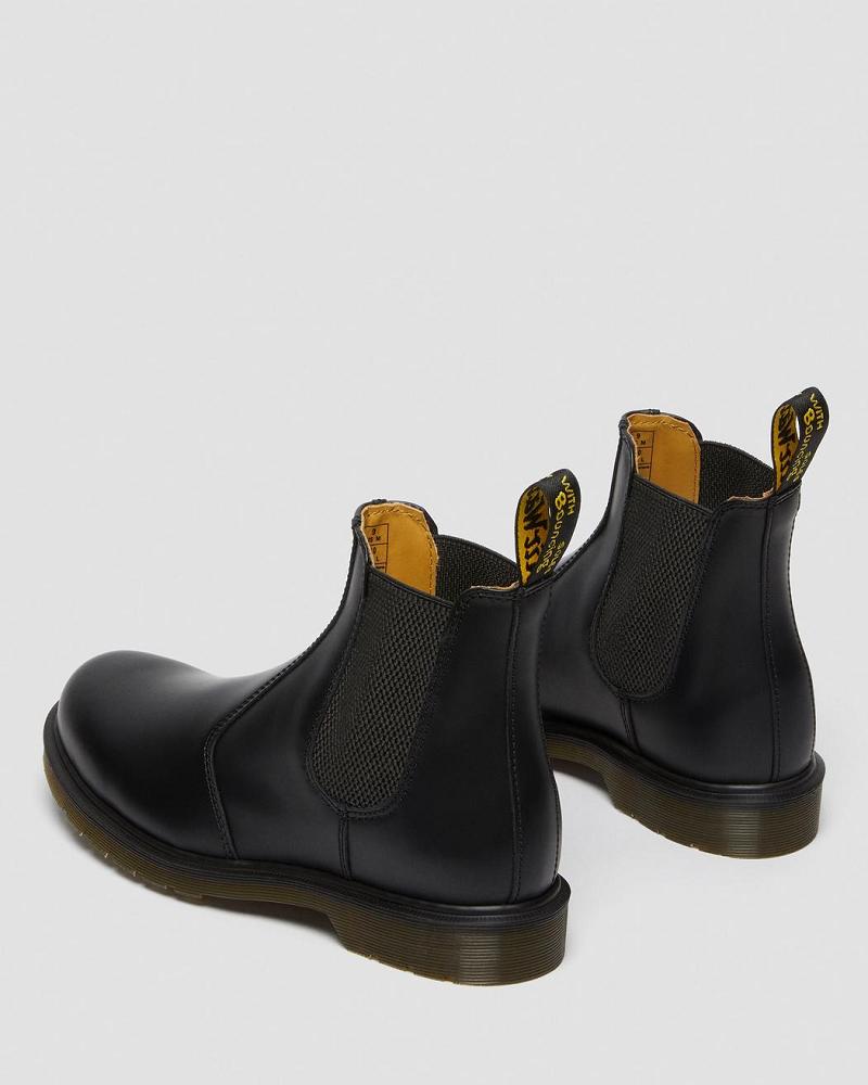 Dr Martens 2976 Smooth Lær Chelsea Støvler Herre Svarte | Norge 318UZG